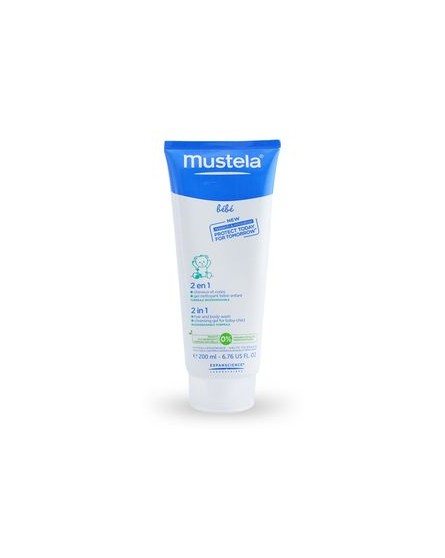 Mustela Gel Nettoyant 2 en 1 Cheveux et Corps 200 ml