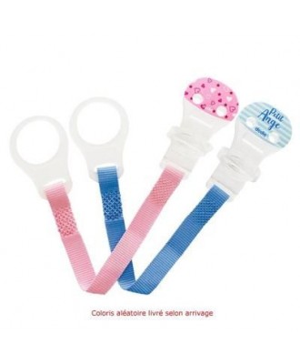 Dodie Pacifier clip with ribbon